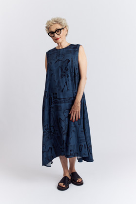 תמונה של שמלה ROMI כחולה